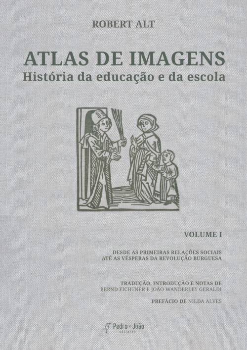 Capa finalizada vol. 1 Atlas de imagens - História da educação e da escola. 2 volumes
