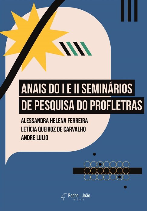 Capa_LeticiaQueiroz Anais do I e II Seminários de Pesquisa do Profletras