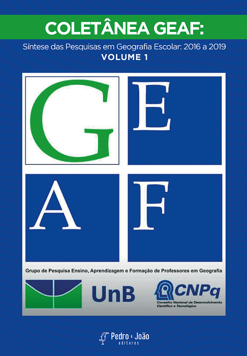 Capa_DanielNeto Coletânea GEAF: síntese das pesquisas em Geografia Escolar: 2016-2019
