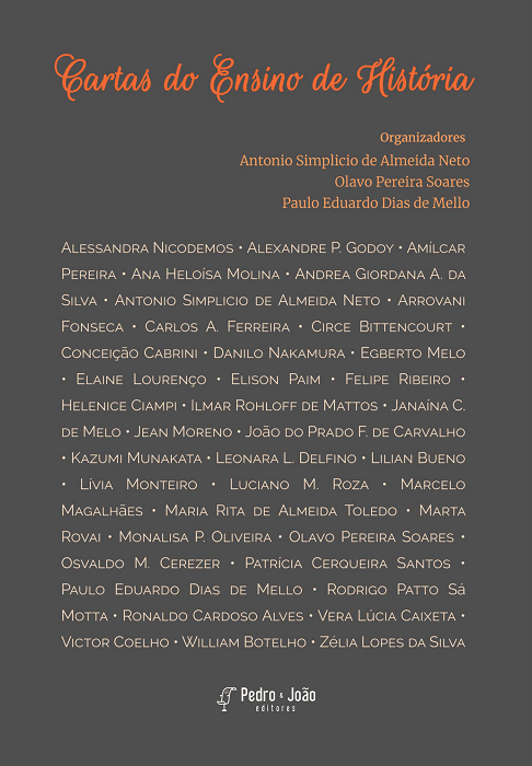 Capa_Antonio Cartas do Ensino de História