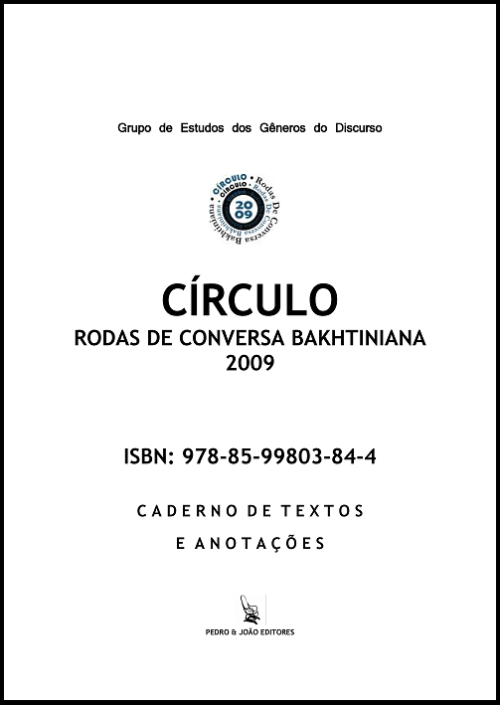 CÍRCULO – Rodas de Conversa Bakhtiniana 2009 – Caderno de Textos e Anotações