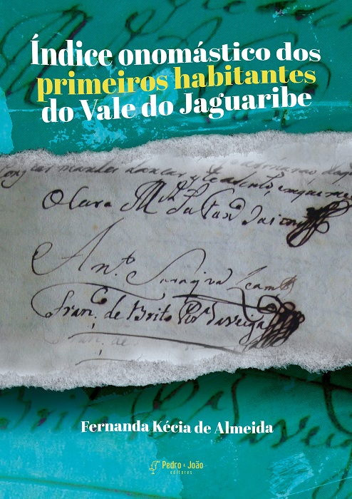 Capa_FernandaKecia Índice onomástico dos primeiros habitantes do Vale do Jaguaribe