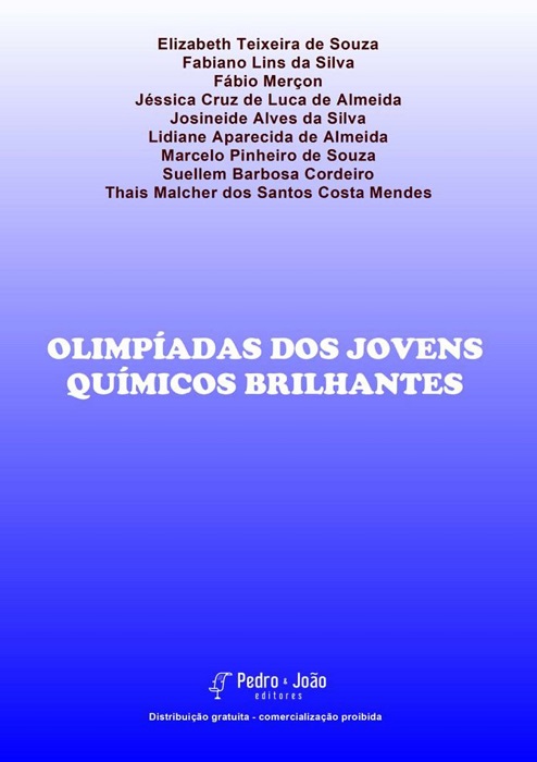 Capa_ElizabethTeixeira1 Olimpíadas dos jovens químicos brilhantes. 4ª edição
