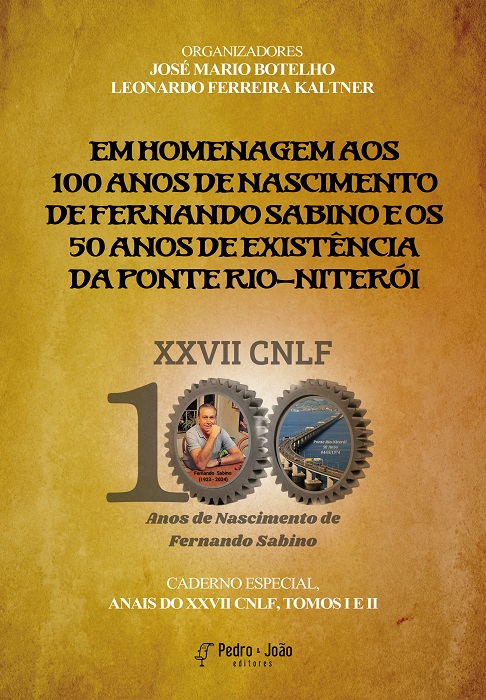 Capa_MarioBotelho Caderno Especial, Anais do XXVII CNLF, Tomos I e II