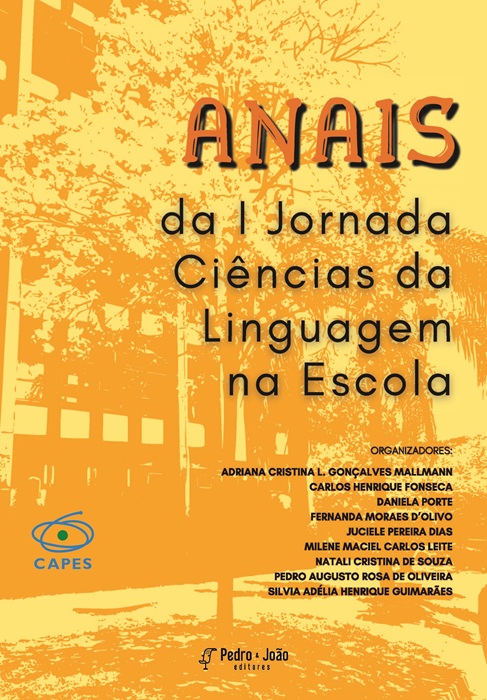Capa_MileneMacielAnais Anais da I Jornada Ciências da Linguagem na Escola