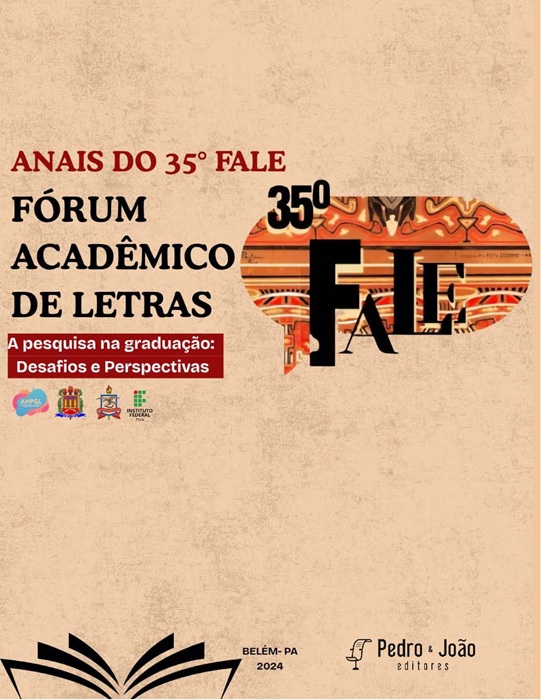 Capa_Dinair Anais do 35º FALE - Fórum Acadêmico de Letras
